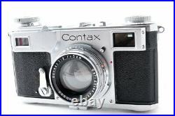 Excellent++ Zeiss Ikon Contax II 35mm Rangefinder Camera with Sonnar 5cm f/2 Lens