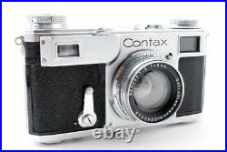 Excellent++ Zeiss Ikon Contax II 35mm Rangefinder Camera with Sonnar 5cm f/2 Lens