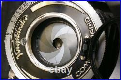 F97561 Voigtlander Bessa RF Rangefinder Camera Heliar Lens Requires Repair