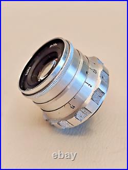 FED-2 USSR Soviet 35mm Vintage Camera Lens Industar-26m 2.8/52