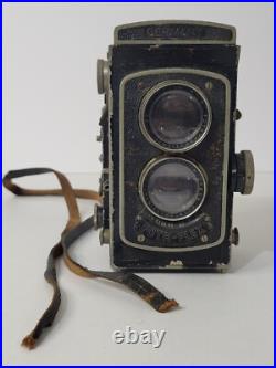 FOTH-FLEX Camera Germany VTG Dual Lens Anastigmat Detached Strap UNTESTED