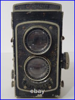 FOTH-FLEX Camera Germany VTG Dual Lens Anastigmat Detached Strap UNTESTED