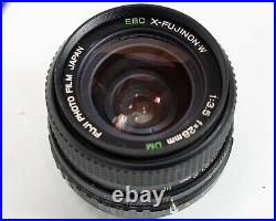 FUJICA EBC X- Fujinon -W 28mm F/3.5 DM Vintage 35mm Film Camera Wide Angel Lens