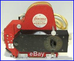 Fairchild 16mm Motion Analysis Camera Model HS101 With 2 Lenses All Original