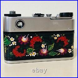 Fed-5C Vintage Rangefinder Camera. Lens Industar-61LD Stylized as Petrykivka