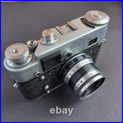 Film Camera 35 mm Fed 4 lens industar-61 vintage camera tested ussr