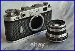 Film Camera 35mm Tested FED 2 Industar-61 2.8/52mm Rare Vintage Leica Copy ussr