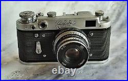 Film Camera 35mm Tested FED 2 Industar-61 2.8/52mm Rare Vintage Leica Copy ussr