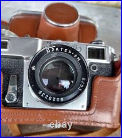 Film Camera 35mm Tested Kiev-4am lens Jupiter-8M 2/50 vintage rangefinder used