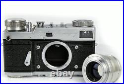 Film Camera 35mm Tested LENINGRAD lens JUPITER-8 2/50 M39 vintage rangefinder