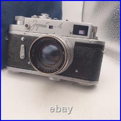 Film Camera Zorki 4 35mm Jupiter 8 f2/50 Lens Vintage Rangefinder Camera USSR