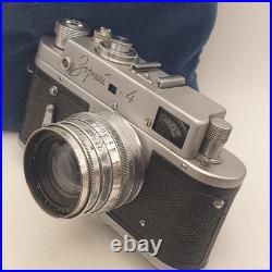 Film Camera Zorki 4 35mm Jupiter 8 f2/50 Lens Vintage Rangefinder Camera USSR