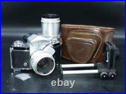 Fine Ihagee Exakta VX 35mm Camera with Auto-Quinon 55mm f/1.9 lens & accessories