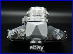 Fine Ihagee Exakta VX 35mm Camera with Auto-Quinon 55mm f/1.9 lens & accessories