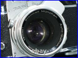 Fine Ihagee Exakta VX 35mm Camera with Auto-Quinon 55mm f/1.9 lens & accessories