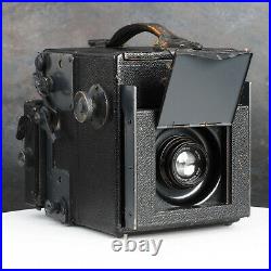 Folmer & Schwing Auto Graflex Jr 2¼ x 3¼ Camera w Zeiss Kodak No. 1 f6.3 Lens