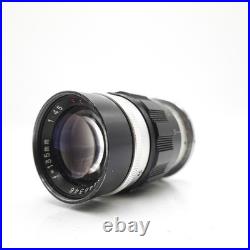 Fujita 135mm f/4.5 F. C M42 Vintage Camera Lens Fully Working