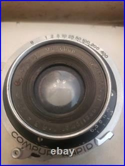 G. Leitmeyr München Weitwinkel Anastigmat 16.8 F-90MM Rare Vintage Lens