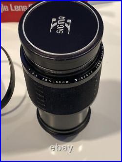 GAF L-17 Vintage Camera W Lens Sigma 70-150mn 13.5 Tested