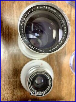 GERMANY Kodak Instamatic Reflex Camera Schneider-Kreuznach Kit With 3 Lenses