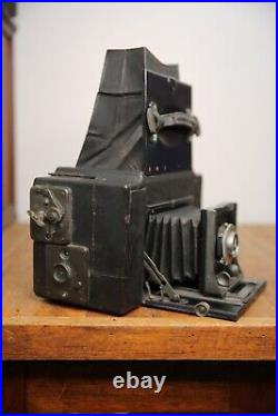 GRAFLEX 3A Camera with Wollensak f/4.5 101mm Lens Rapax Shutter Antique Vintage
