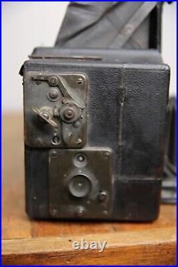 GRAFLEX 3A Camera with Wollensak f/4.5 101mm Lens Rapax Shutter Antique Vintage