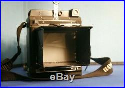 GRAFLEX CROWN GRAPHIC 4X5 FIELD CAMERA With OPTAR 135MM F/4.7 LENS LARGE FORMAT