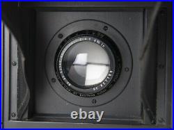 GRAFLEX RB Series D 3x4 Camera & Lens, 3 Film Holders Original Case Instructions