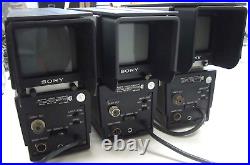 GROUP LOT Vintage 1970s SONY AC-3260 Tube VIDEO CAMERAS, LENSES, Tripod WORKING