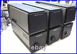 GROUP LOT Vintage 1970s SONY AC-3260 Tube VIDEO CAMERAS, LENSES, Tripod WORKING