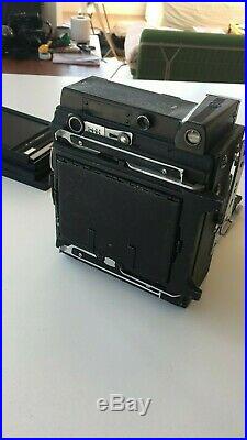 Graflex Crown Graphic 4x5 with Lens and Negative Carriers