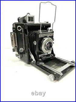 Graflex Miniature Speed Graphic 2 1/4 X 3 1/4 Camera With 101mm f/4.5 Ektar Lens