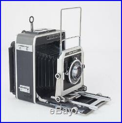 Graflex SUPER GRAPHIC 4x5 camera in ORIG BOX with127mm Ektar lens -SUPER CLEAN