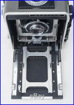 Graflex SUPER GRAPHIC 4x5 camera in ORIG BOX with127mm Ektar lens -SUPER CLEAN