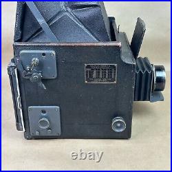 Graflex Series B 5x7 Large Format Camera With 8 1/2 In Kodak Lens & 2 Film Holders