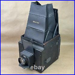 Graflex Series B 5x7 Large Format Camera With 8 1/2 In Kodak Lens & 2 Film Holders