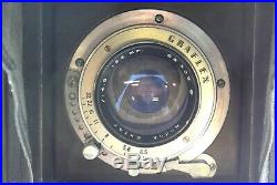 Graflex Super D 3 ¼ x 4¼ Camera with Kodak Ektar f4,5 152 mm Lens