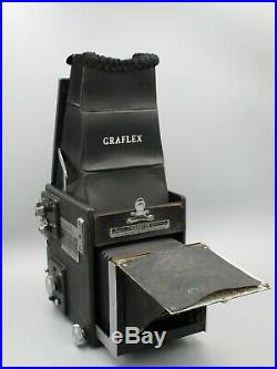 Graflex Super D Camera with Schneider Kreuznach Xenar 16.5cm (165mm) f/4.5 Lens