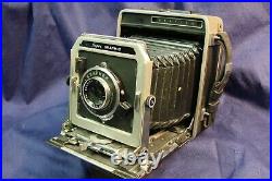Graflex Super Graphic 4 x 5 Format Camera with Graflex Optar 135mm f/4.7 Lens