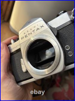 HUGE LOT Vintage Pentax Spotmatic Camera, 5 Asahi Takumar, Yashica, Vivitar Lens