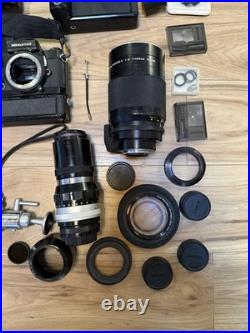 HUGE LOT! Vintage RARE Collection Nikon Nikkor 35mm Cameras Lens & More JAPAN FM HUGE LOT! Vintage RARE Collection Nikon Nikkor 35mm Cameras Lens & More JAPAN FM