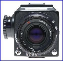 Hasselblad 500C/M black Zeiss Planar 2.8 f=80mm lens WLF A16 back box set