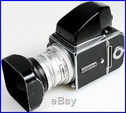 Hasselblad 500C/M with A24 back, Prism, 60mm Distagon f5.6 Lens withhood