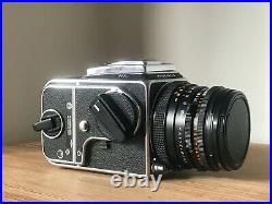 Hasselblad 503CX Zeiss 80mm f/2.8 CF Planar T Lens WLF A12 120 Film Back