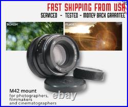 Helios 44M 2/58 Portrait Vintage Lens for DSLR SLR M42 cover FF & MEDIUM FORMAT