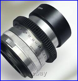 Helios-44M (2/58) Silver vintage Lens Canon EF mount Bokeh&Flare /Portrait