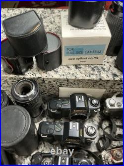 Huge Lot Of Vintage Cameras And Lenses For Parts Or Repair