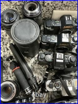 Huge Lot Of Vintage Cameras And Lenses For Parts Or Repair
