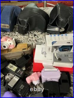 Huge Lot Of Vintage Cameras And Lenses For Parts Or Repair