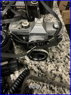 Huge Lot Of Vintage Cameras And Lenses For Parts Or Repair